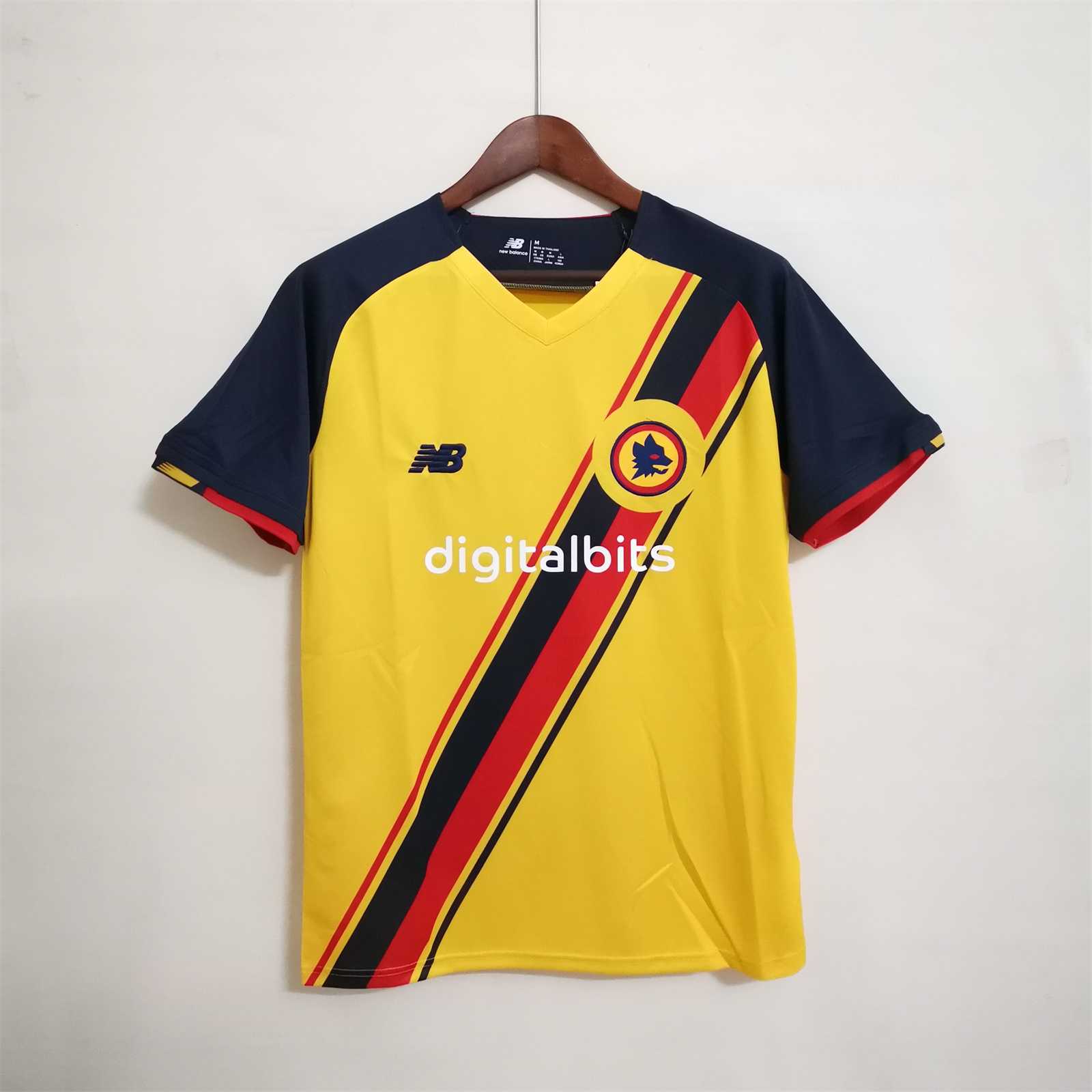 AAA Quality Roma 21/22 Third Yellow Soccer Jersey